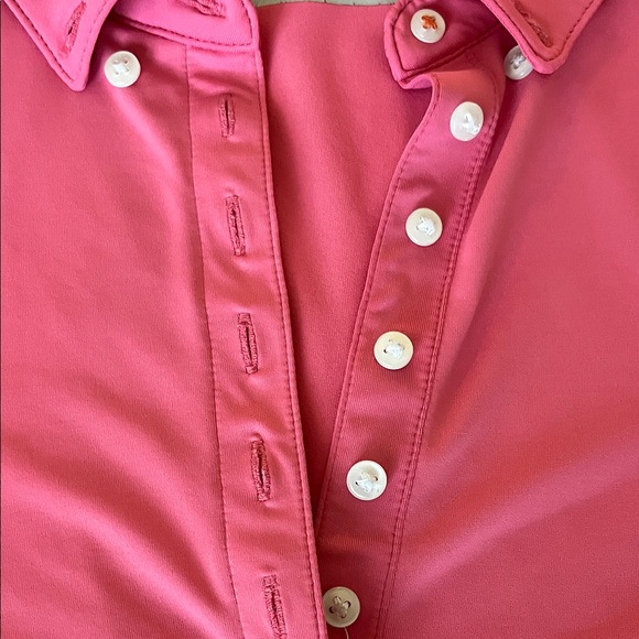 KJUS Women's Golf Pink Button Long Sleeve Shirt-UPF-50+Size-36/S - Picture 8 of 16